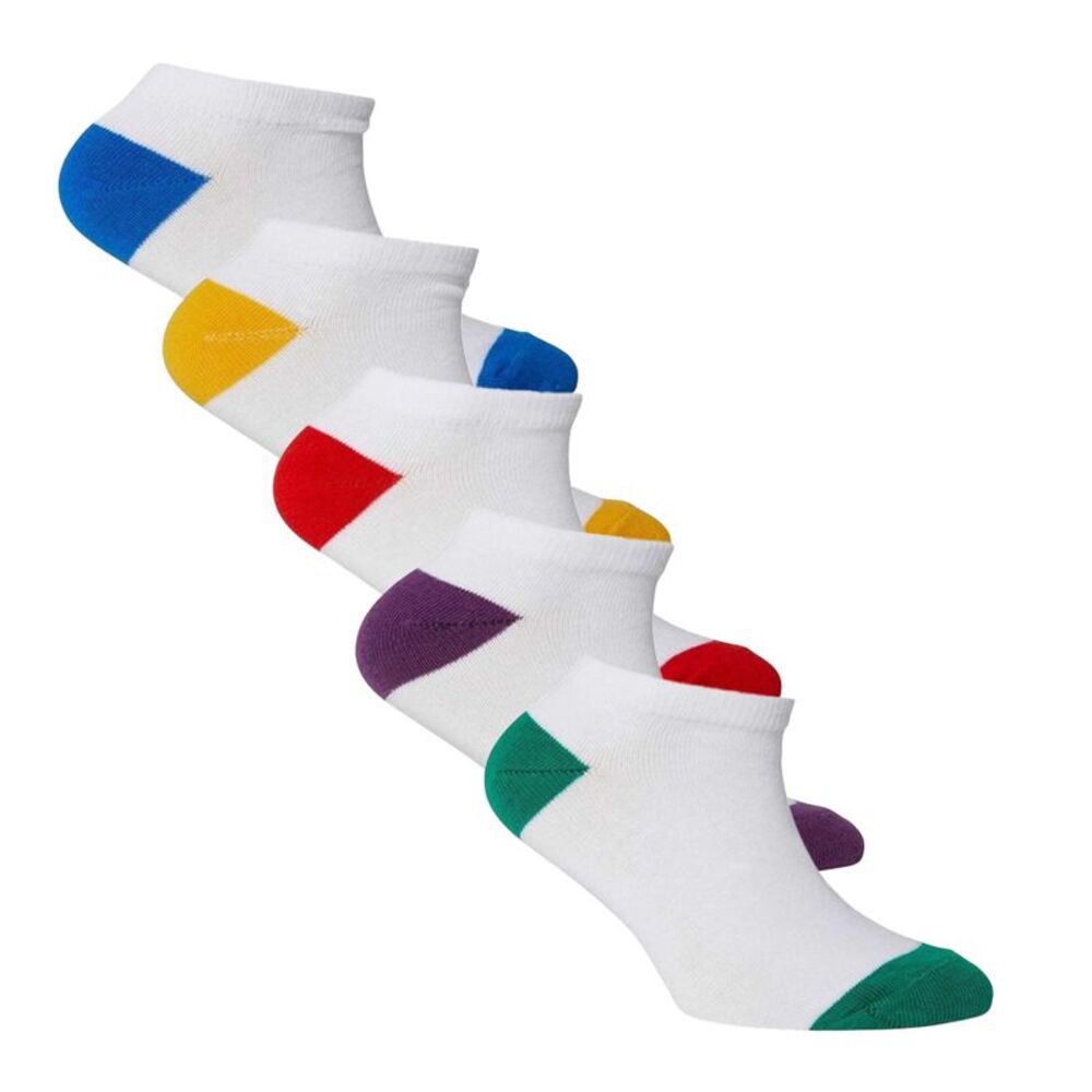 Nicce Childrens/Kids No-Show Socks (Pack of 5) / Multicolored